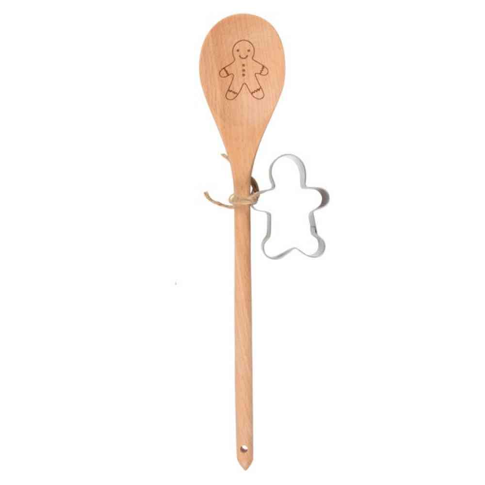 Something Different - Gingerbread Baking Set Holzlöffel - Mehrfarben